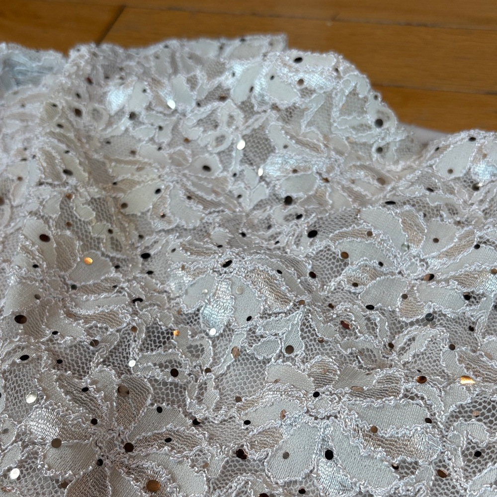 Floral Lace Dress Sequin Lacy Dress